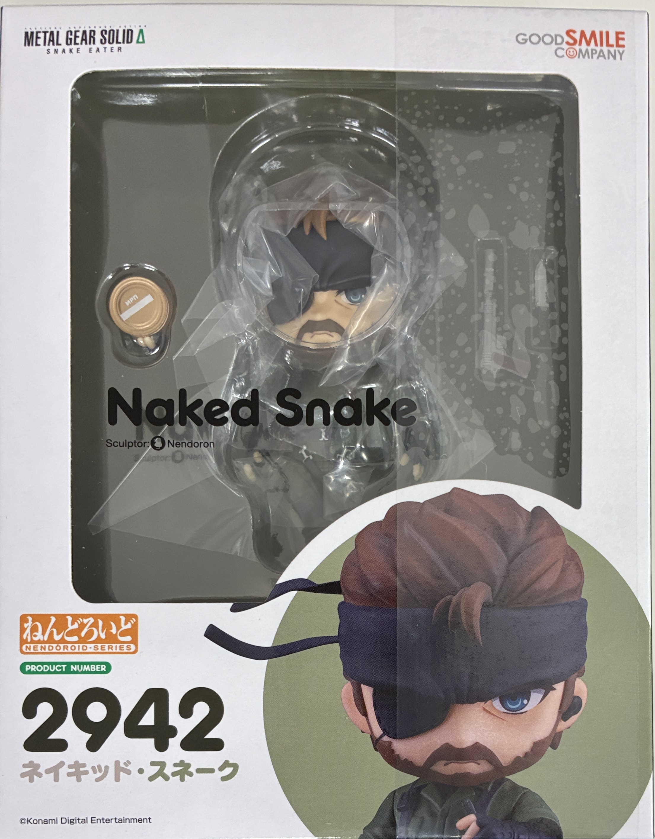 【未開封】ねんどろいど 2942 METAL GEAR SOLID Δ: SNAKE EATER ネイキッド・スネーク 【フィギュア】[グッドスマイルカンパニー]