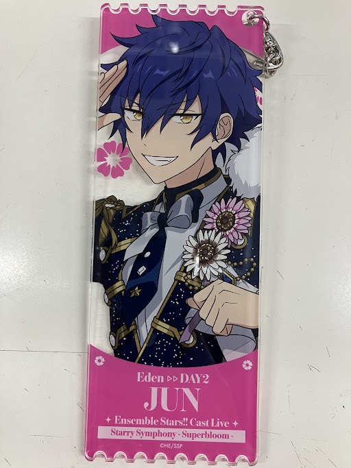 あんさんぶるスターズ!! Ensemble Stars!! Cast Live Starry Symphony -Superbloom×アニメイトカフェ チケット型キーホルダーコレクション/5グループ 漣ジュン