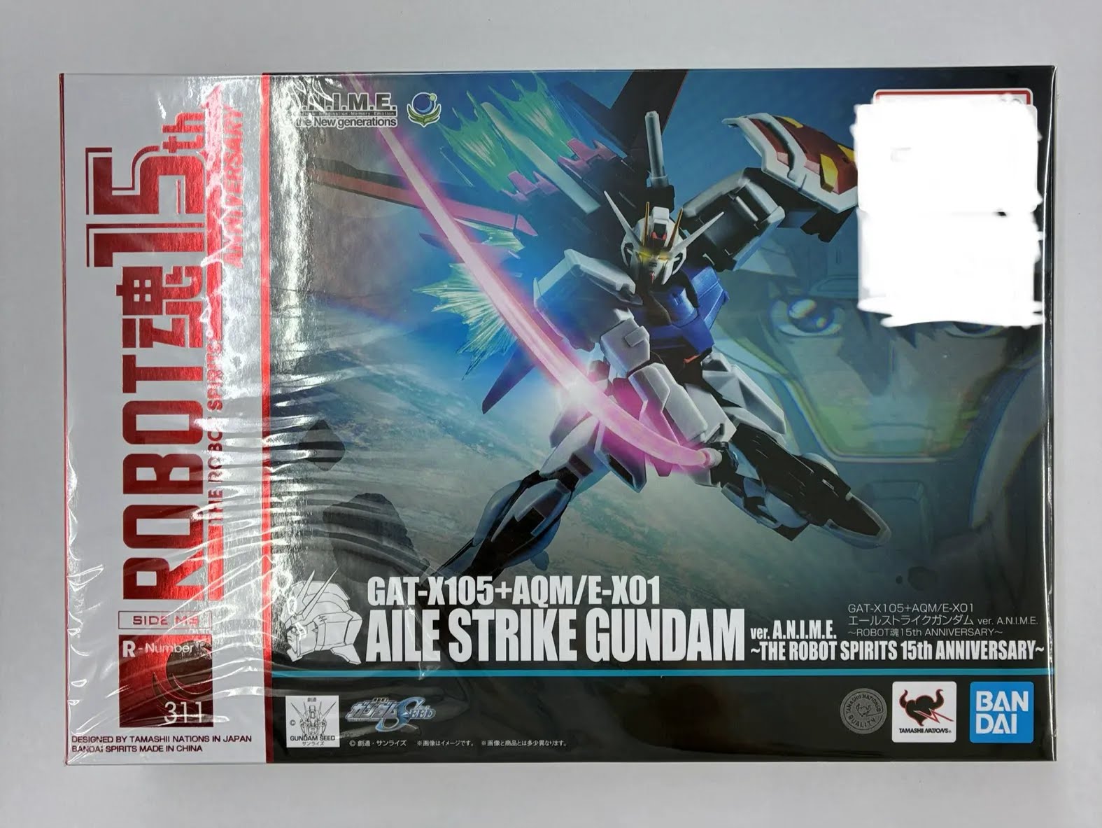【未開封】ROBOT魂 <SIDE MS> 機動戦士ガンダムSEED GAT-X105+AQM/E-X01 エールストライクガンダム ver. A.N.I.M.E. ～ROBOT魂15th ANNIVERSARY～ 【フィギュア】[BANDAI SPIRITS]