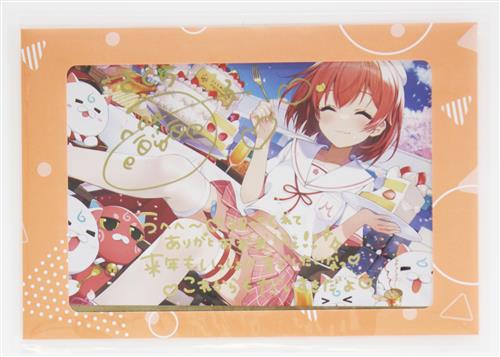 ホロライブ 誕生日記念2023 直筆サイン&箔押し複製メッセージ入りポストカード さくらみこ