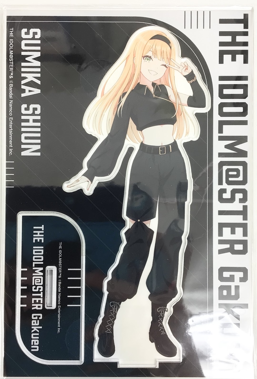 【未開封】学園アイドルマスター BLACK COLLECTION by ZOZOTOWN ビッグアクリルスタンド 紫雲清夏