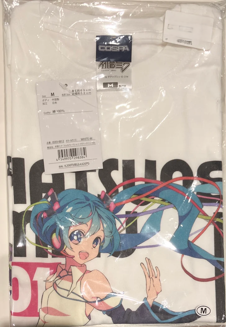 初音ミク フルカラーTシャツ チテックリン Ver. (Mサイズ)