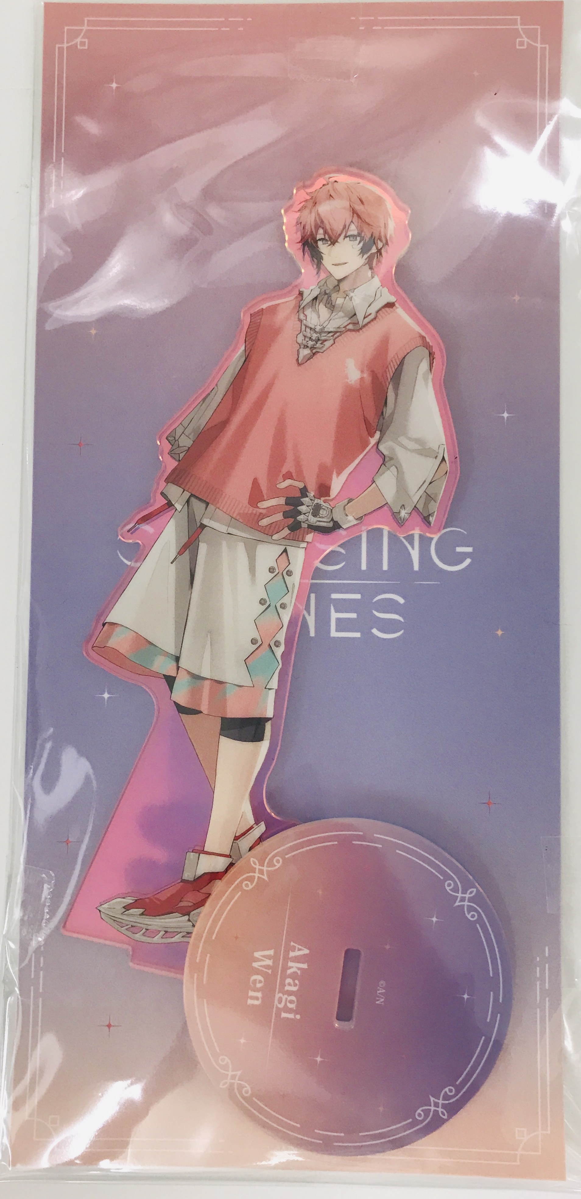 【未開封】にじさんじ CROSSING TONES オーロラアクリルスタンド(AR機能付き) 赤城ウェン
