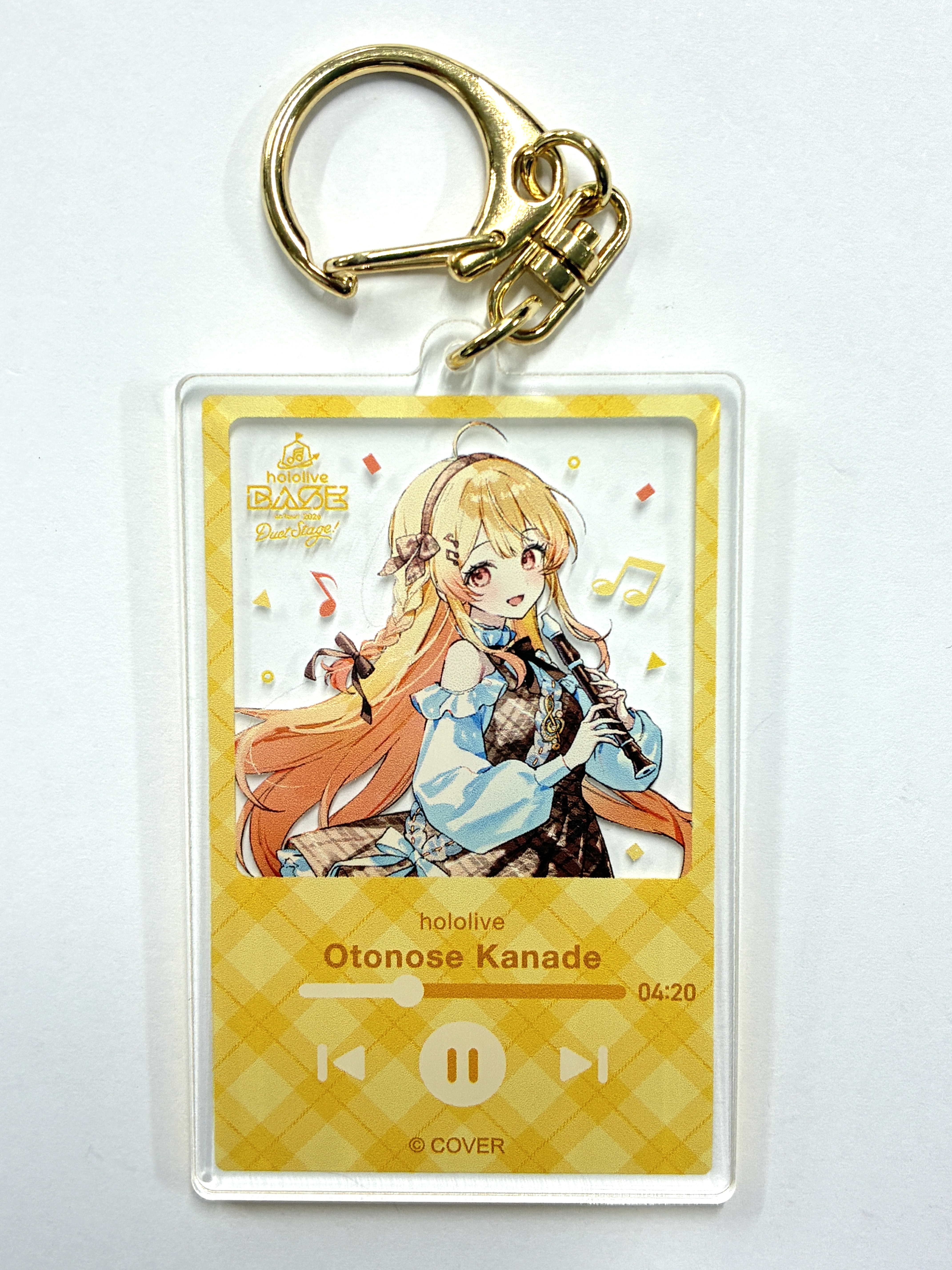 ホロライブ hololive BASE on Tour! 2026 Duet Stage! アクリルキーホルダー vol.1 音乃瀬奏
