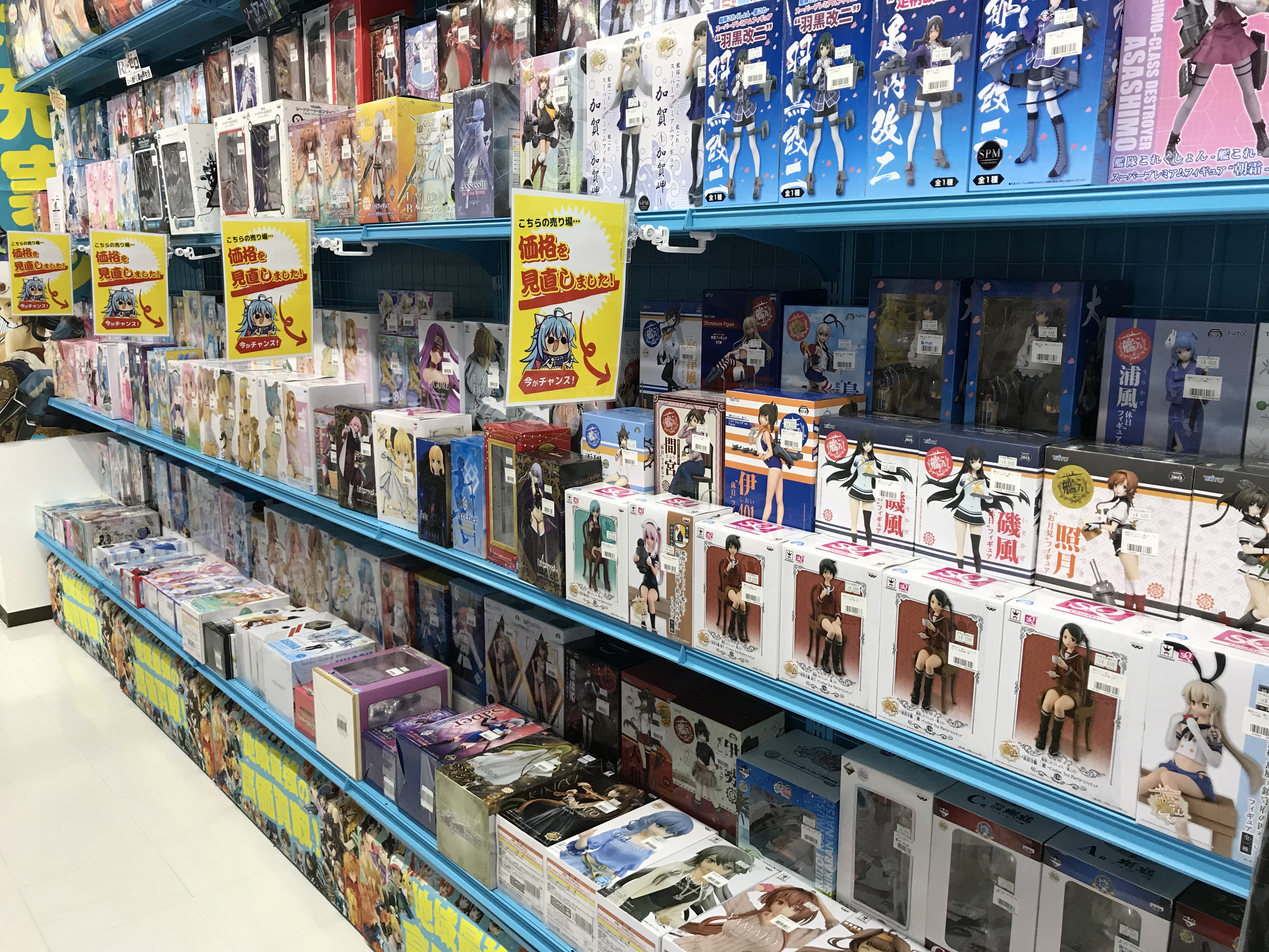 らしんばん立川店本館 プライズフィギュアコーナー 価格調整致しました らしんばん